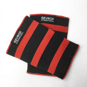 Genouillères de musculation Revrox International de qualité supérieure en néoprène respirant 7 mm pour la musculation et la compression des genoux - Product Image 1