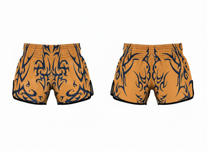 Shorts de Muay Thai OEM de haute qualité pour l'entraînement professionnel, avec design imprimé par sublimation sur toute la surface, pour la lutte au ring. - Product Image 4