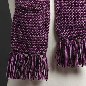Preppy Style Unisex Knitted <b>Scarf</b> - Campus Fashion Winter Muffler - Custom Logo Soft Crochet Neck Accessory - Product Image 6