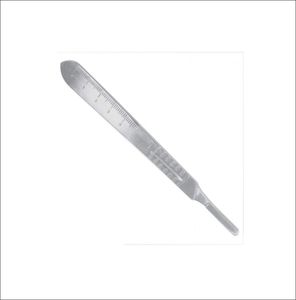 ด้ามมีดผ่าตัด BP รุ่นใหม่ คุณภาพดีที่สุด ขนาด 12.5 ซม. ผลิตจากเหล็กกล้าไร้สนิมสำหรับการผ่าตัดกระดูกและข้อ - Product Image 3