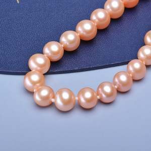 Collier de perles d'eau douce rondes presque parfaites personnalisables Tilian de 8 à 9 mm, longueur 130 cm, chaîne de pull impeccable - Product Image 4