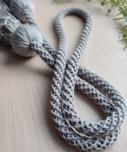 Long Curtain <b>Tiebacks</b> Cotton Tassels Custom Color, Farmhouse Style, Housewarming gift ideas, Bohemian Home Decor, Drape Holders - Product Image 3