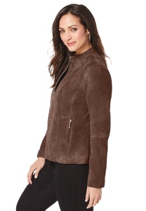 Chaquetas de moda de cuero de alta calidad para mujer Chaquetas de moda de cuero genuino de nuevo diseño para mujer al por mayor personalizadas - Product Image 5