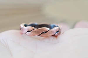 <b>Copper</b> Ring With Adjustable Design Perfect For Casual Wear <b>Gifts</b> And Fashion Accessories Modern Design Jewelry <b>copper</b> ring - Product Image 4