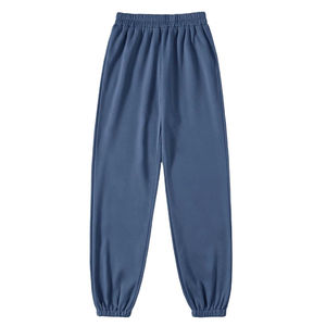Pantalon de jogging ample à cordon de serrage de couleur unie pour femme, coupe droite, style oversize - Product Image 1