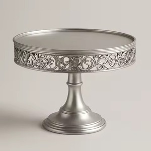 Hotel <b>Supply</b> Metal <b>Cake</b> Stand Dessert Display Plate Cupcake Holder Wedding Table <b>Decor</b> - Product Image 4