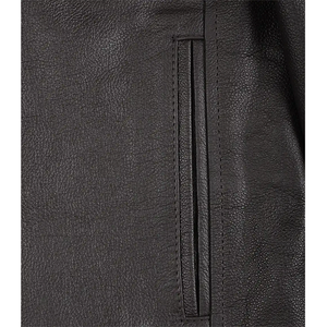 2026 OEM Latest Design <b>Genuine</b> Dark Brown Cowhide <b>Leather</b> <b>Jacket</b> For Men's 100%High Quality Low MOQ Winter Fashion Heated <b>Jacket</b> - Product Image 6