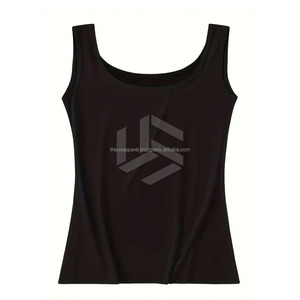 Best Selling OEM Service Design Breathable Plus Size Customizable Front Logo Tank <b>Tops</b> Pakistan <b>Low</b> Price Factory Rate Women - Product Image 3