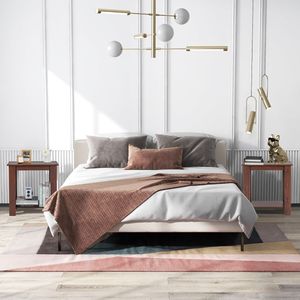 2-Tier Modern Compact Console <b>Table</b> with Storage Shelf End <b>Table</b> - Product Image 6