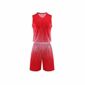 Ensembles d'uniformes de basketball d'été personnalisés respirants, séchage rapide, évacuation de l'humidité, 100 % polyester, vente en gros - Product Image 1