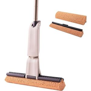 Ricambi Extra Assorbenti Riutilizzabili per Mop con Sistema di Strizzatura Automatica per Cucina, Bagno, Ufficio e Pavimenti in Legno Duro - Facili da Spremere - Product Image 1