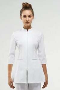 Bata de Laboratorio de Manga Larga para Doctor, 100% Poliéster, Unisex, para Uso Hospitalario - Product Image 2