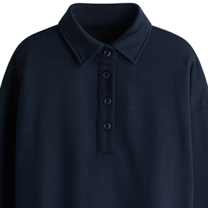 Sudadera Premium con Cuello, Unisex, Casual, de Forro Polar, Manga Larga, con Dobladillo Acanalado, Ropa Personalizada para Venta al por Mayor - Product Image 5