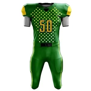 Servicio OEM, Uniforme de Fútbol Americano para Adultos, 100% Poliéster Transpirable, Tallas Grandes, Conjunto Personalizado con Logotipo, Conjuntos de Fútbol Antibacterianos para Hombre - Product Image 5
