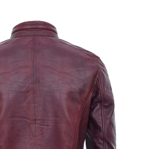 Veste d'hiver pour homme en cuir de vache véritable, col montant, imperméable, streetwear, de haute qualité, la plus populaire, fabriquée au Pakistan - Product Image 5