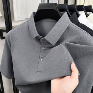 Men's <b>White</b> <b>Short</b> <b>Sleeve</b> Polo <b>Shirt</b> Regular Fit Breathable Poplin Stand Collar Casual Style - Product Image 5