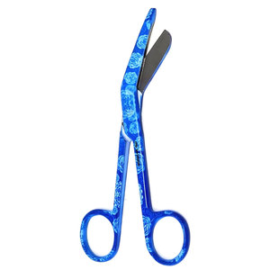 Ciseaux à pansements Lister en acier inoxydable de qualité supérieure pour infirmières, médecins et techniciens médicaux, 5,5 pouces, lot de 3 motifs assortis, 14 cm - Product Image 3