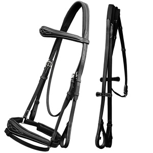 Haute Performance cuir italien anatomique Dressage bride Web rênes Premium Horsekraft confortable cheval produit fantaisie cousu - Product Image 1