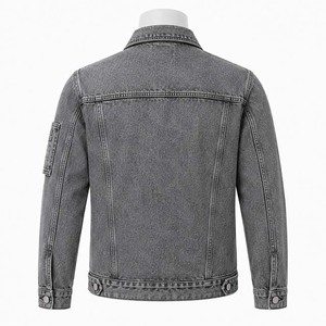 Chaquetas de Mezclilla para Hombre, Estilo Casual de Primavera, con Logotipo Personalizado Bordado, Tejido de Alta Calidad, Nuevo Modelo OEM - Product Image 5