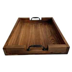 Bandeja Ecológica de Madera de Mango Natural, Estilo Americano, Apta para Lavavajillas y Fácil de Limpiar, Fabricada por Lodi Impex - Product Image 2