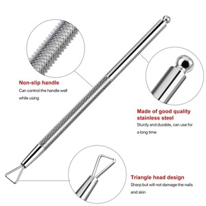 Pousse-cuticules en acier inoxydable professionnels pour ongles et pieds 2026 – Personnalisables, haute qualité, nouveau prix bas - Product Image 4