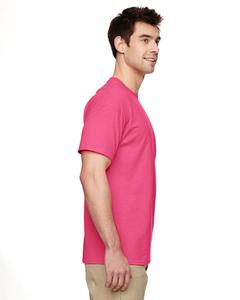 Camiseta de Verano para Hombre, Marca de Moda, 220 g, Algodón, Manga Corta, Cuello Redondo, Color Sólido, Lisa, Básica, Informal - Product Image 6