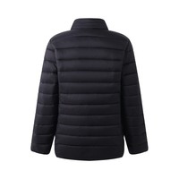 Chaqueta Cálida Plegable con Cuello Alto, Ligera, Cortavientos y Térmica para Otoño e Invierno, Ideal para el Día a Día, Viajes y Uso Diario