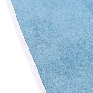 Delantal Unisex Azul Claro al por Mayor con Tirantes Negros para Personal de Restaurante y Bar, Tejido de Tela, Color y Logotipo Personalizables, Servicio OEM - Product Image 4