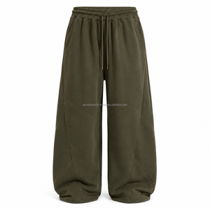 Plus Size <b>Baggy</b> Sweatpants <b>Women</b> Wide Leg Fleece Oversized Large Sizes Elastic Waist Winter <b>Joggers</b> Pants Supplier Sweat Pants - Product Image 2