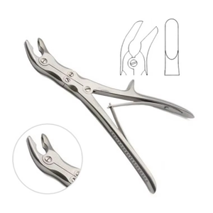 Rongeur à os Stille-Luer Echlin à double action en acier inoxydable, instrument chirurgical orthopédique et neurochirurgical, CE ISO - Product Image 5