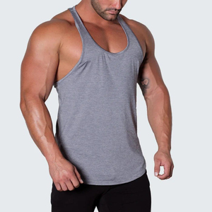 Camiseta sin mangas acanalada para hombre, cuello redondo, lisa, básica, de algodón, informal, deportiva, para fitness, top sin mangas para hombre, ¡la más vendida! - Product Image 1
