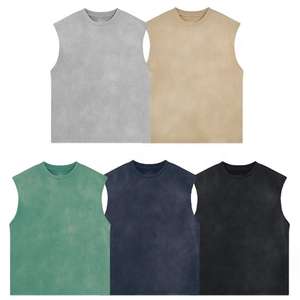 Veste homme streetwear en coton 100% de haute qualité, avec logo personnalisé sérigraphié, strass et effet délavé à l'acide, vente en gros - Product Image 6