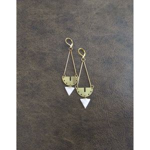 Bijoux de mode en cuivre et laiton de qualité supérieure, design tendance, modèle 15, élégant, durable, accessoires de mode en cristal - Product Image 2