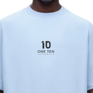 เสื้อยืดผู้ชายทรงบ็อกซี่ แขนสั้น พิมพ์โลโก้ ผ้าฝ้ายหนา ทรงโอเวอร์ไซส์ สไตล์ลำลอง สำหรับแฟชั่นสตรีท ออกกำลังกาย ท่องเที่ยว และใช้ในชีวิตประจำวัน - Product Image 3