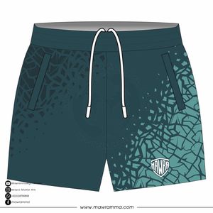 MAWRA Men's Geometric Print Board <b>Shorts</b> Quick Dry Drawstring Swim Trunks Casual Running <b>Shorts</b> For Unisex - Product Image 5
