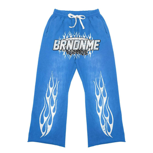 Service OEM, ensemble de jogging personnalisé en deux pièces, survêtement avec logo imprimé sur mesure, pantalon baggy, vêtements de sport, fabrication de survêtements pour hommes - Product Image 5