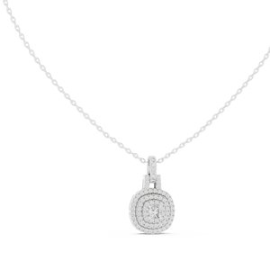 Colgante de Diamantes en Oro de 18 Quilates con Diamante de Corte Redondo, Chapado en Rodio, Certificado por IGI, para Mujer, para Boda, Compromiso, Uso Diario - Product Image 3