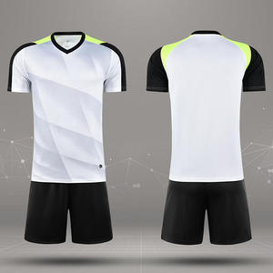 Uniformes de Fútbol Personalizables para Hombre, Conjuntos de Camisetas de Fútbol para Adultos, Material de Spandex/Poliéster, Elástico, de Secado Rápido y Transpirable, Pantalones Cortos para Equipo - Product Image 1
