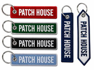 Patch brodé porte-clés en feutre non tissé de forme irrégulière, applique en tissu à coudre, idéal pour cadeau - Product Image 3
