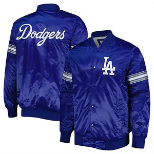 Chaqueta Universitaria Azul Satinado de los Dodgers de Los Ángeles - Product Image 1