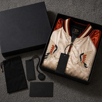 Veste Sukajan en toile pour homme, streetwear tendance, hiver, design réversible, logo personnalisé, confortable, chaude, imperméable, respirante