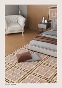 Carreaux de porcelaine élégants à finition mate 600X600MM 24X24, carreaux de sol en céramique vitrifiée de qualité supérieure pour salon, cuisine, salle de bain - Product Image 5