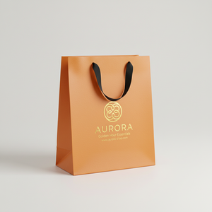 ถุงกระดาษเคลือบเงาแบบกำหนดเอง ทำด้วยมือ หรูหรา เป็นมิตรกับสิ่งแวดล้อม รีไซเคิลได้ สำหรับบรรจุภัณฑ์ของขวัญพรีเมียมในซูเปอร์มาร์เก็ต - Product Image 2