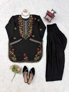 Salwar Kameez de Algodón Suave y Cómodo de Primera Calidad para Mujer, Ropa de Fiesta y Playa de Secado Rápido, Mejor Precio de la India - Product Image 3