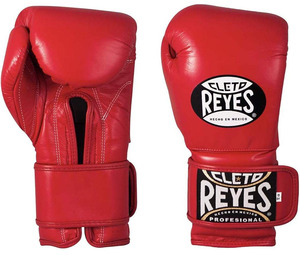 Gants de boxe en cuir rouge Cleto Reyes personnalisés unisexes, 12 oz, à lacets, qualité supérieure, cuir imperméable, gants de boxe professionnels - Product Image 1