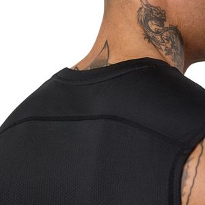 Camiseta Deportiva sin Mangas Negra para Hombre, Camiseta de Gimnasio de Alto Rendimiento, Ropa Deportiva para Entrenamiento Físico - Product Image 4