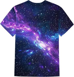 T-shirt pour homme imprimé en 3D, tissu biologique durable, toucher doux, vêtements de sport, vêtements de gym, vêtements athlétiques - Product Image 1