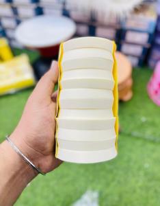 Luxury White Resin <b>Bangles</b> Gold Beaded Carved Leaf Design Bridal Jewelry <b>Set</b> Wholesale Handcrafted Ivory Resin Bracelets - Product Image 4