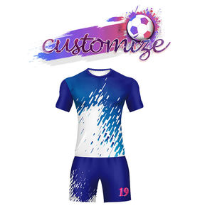 Ensemble de maillots de football et de soccer à manches courtes respirants pour hommes, design personnalisé, sublimation, uniforme de soccer - Product Image 4