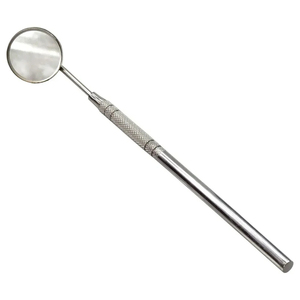 Espejo Dental Reutilizable de Acero Inoxidable con Mango, de Doble Cara, con Fuente de Alimentación Manual - Product Image 1